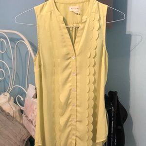 Chartreuse Silk Tank